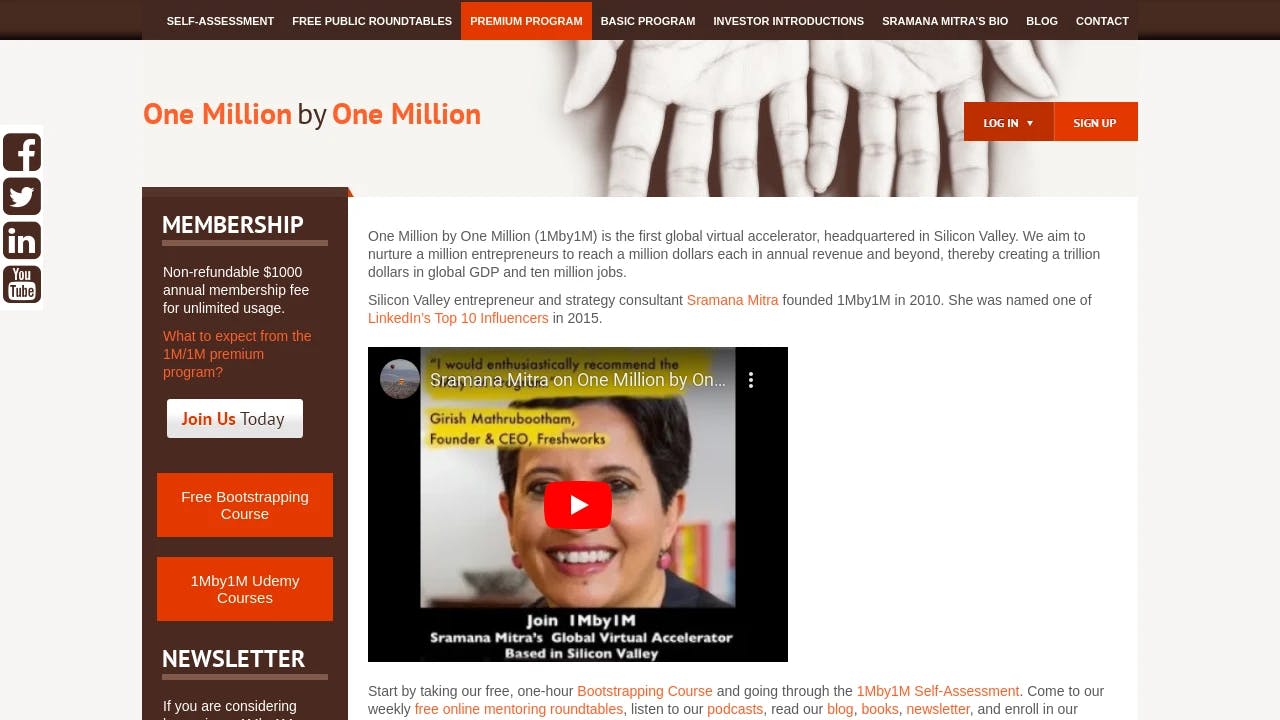 One Million by One Million - California's true entrepreneurial hub