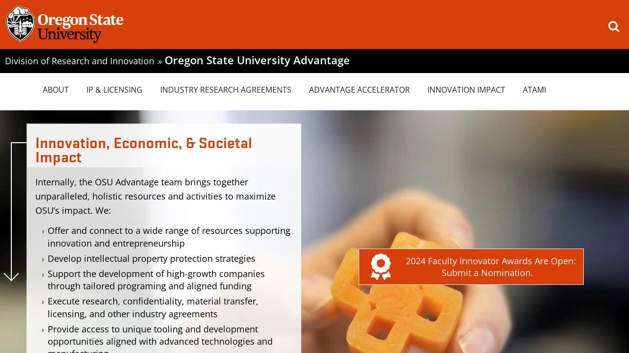 OSU Advantage Accelerator - a modern, innovative hub for start-ups in Oregon