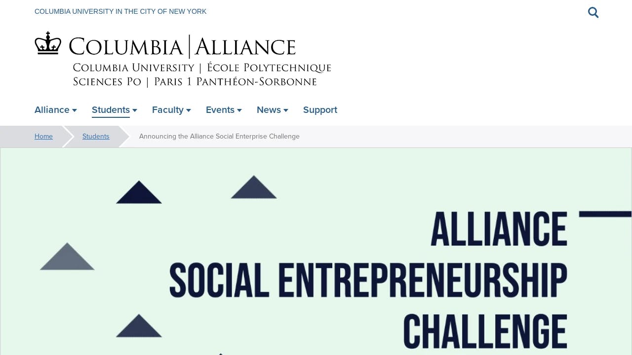 Alliance Social Enterprise Challenge - New York's true entrepreneurial hub