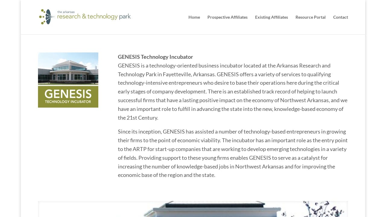 GENESIS Technology Incubator - a prominent start-up growth supporter in Arkansas