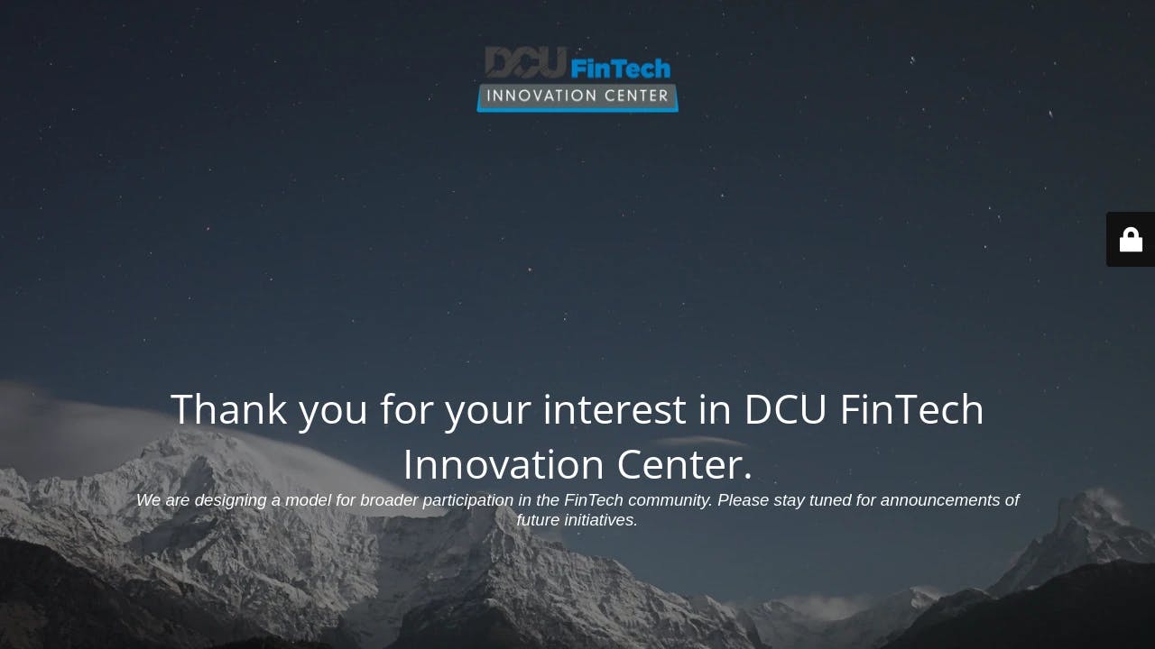 DCU FinTech Innovation Center - enabling start-ups to fundraise successfully