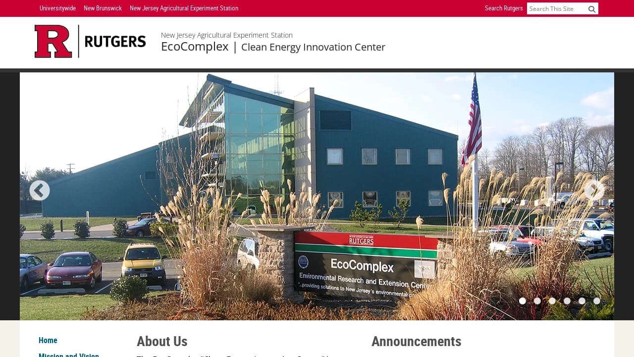 Rutgers EcoComplex - promoting the start-ups of tomorrow