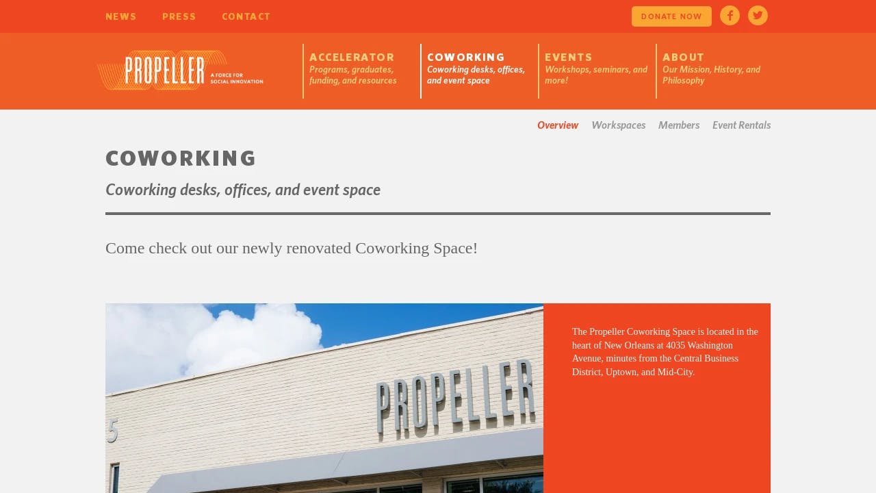 Propeller Incubator - a prominent start-up growth supporter in Louisiana