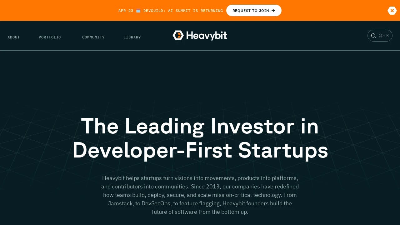 Heavybit - a prominent start-up growth supporter in California