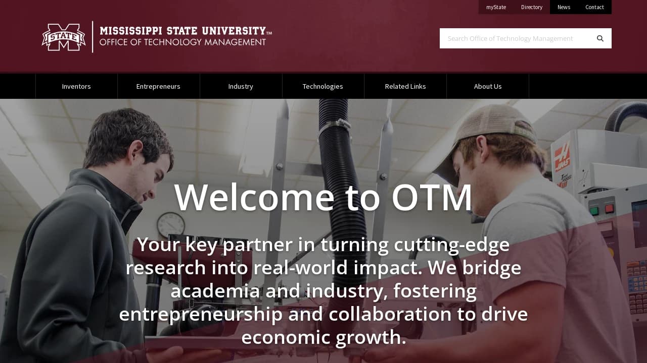 Mississippi State University - Entrepreneurship & Technology Transfer - enabling start-ups to fundraise successfully