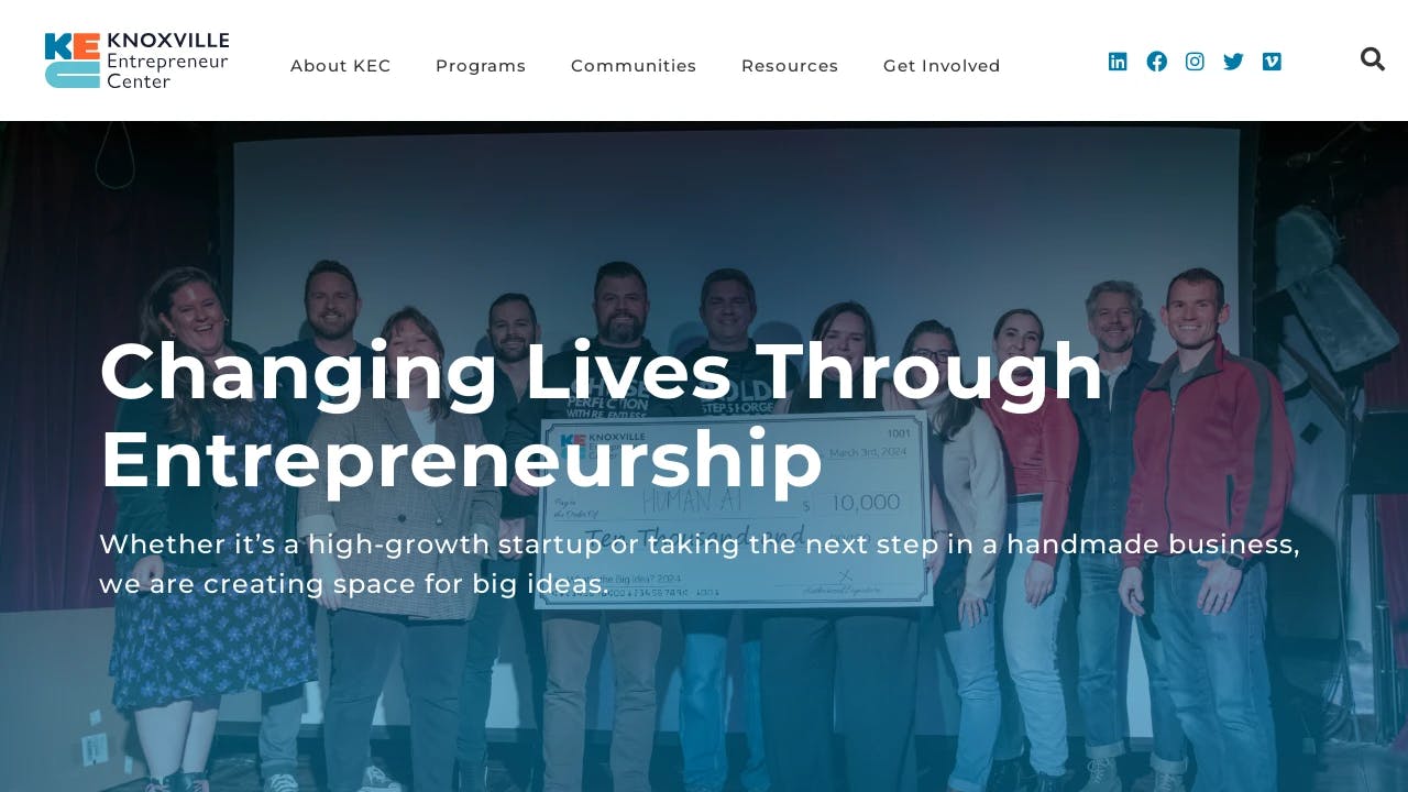 Knoxville Entrepreneur Center - Tennessee's true entrepreneurial hub