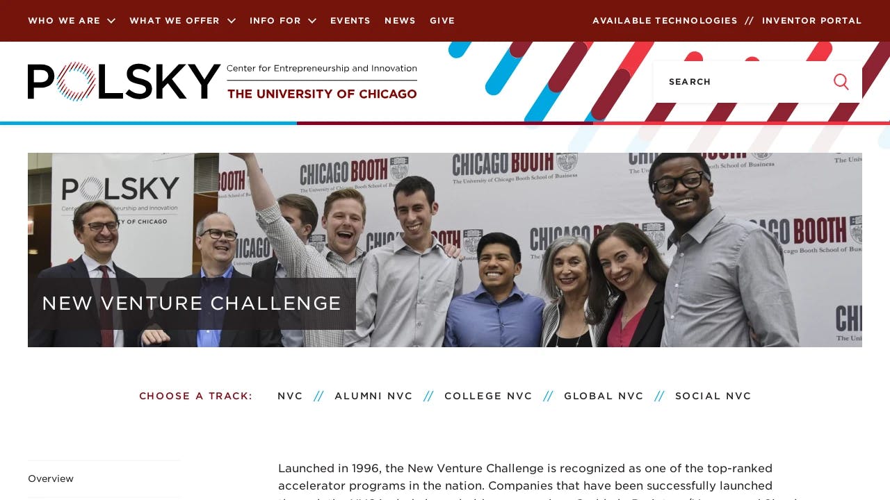 New Venture Challenge - Illinois' true entrepreneurial hub