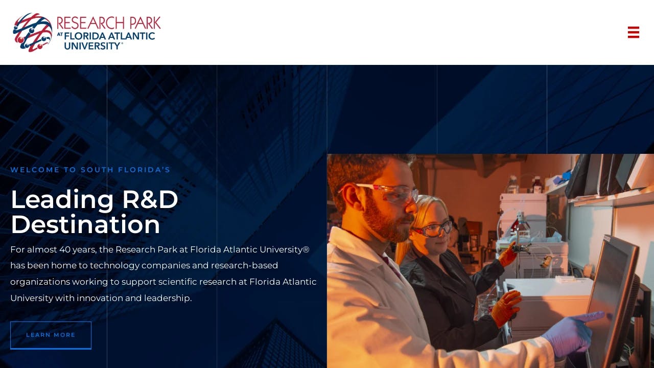 Research Park at FAU - a prominent start-up growth supporter in Florida