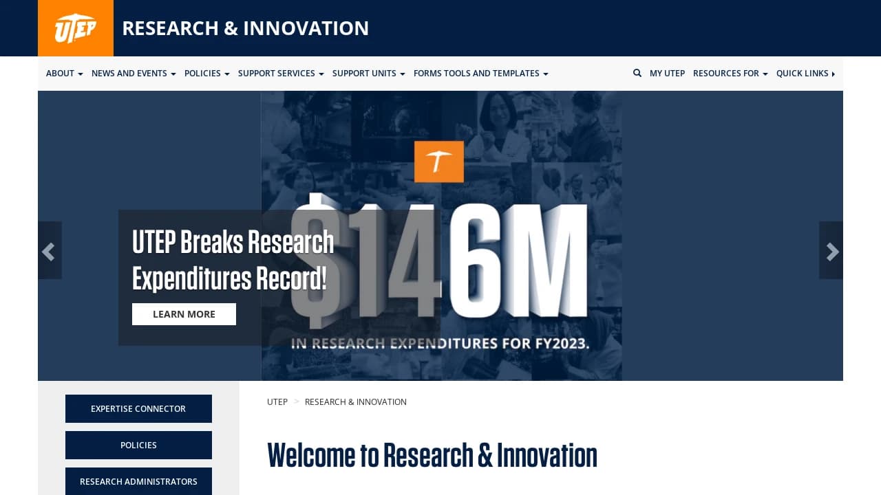 University of Texas-El Paso - CREIE - Texas' true entrepreneurial hub