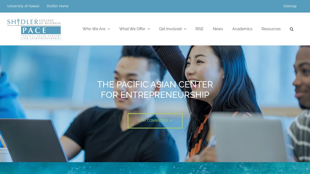 University of Hawai'I - The Pacific Asian Center for Entrepreneurship - connecting start-up founders with success