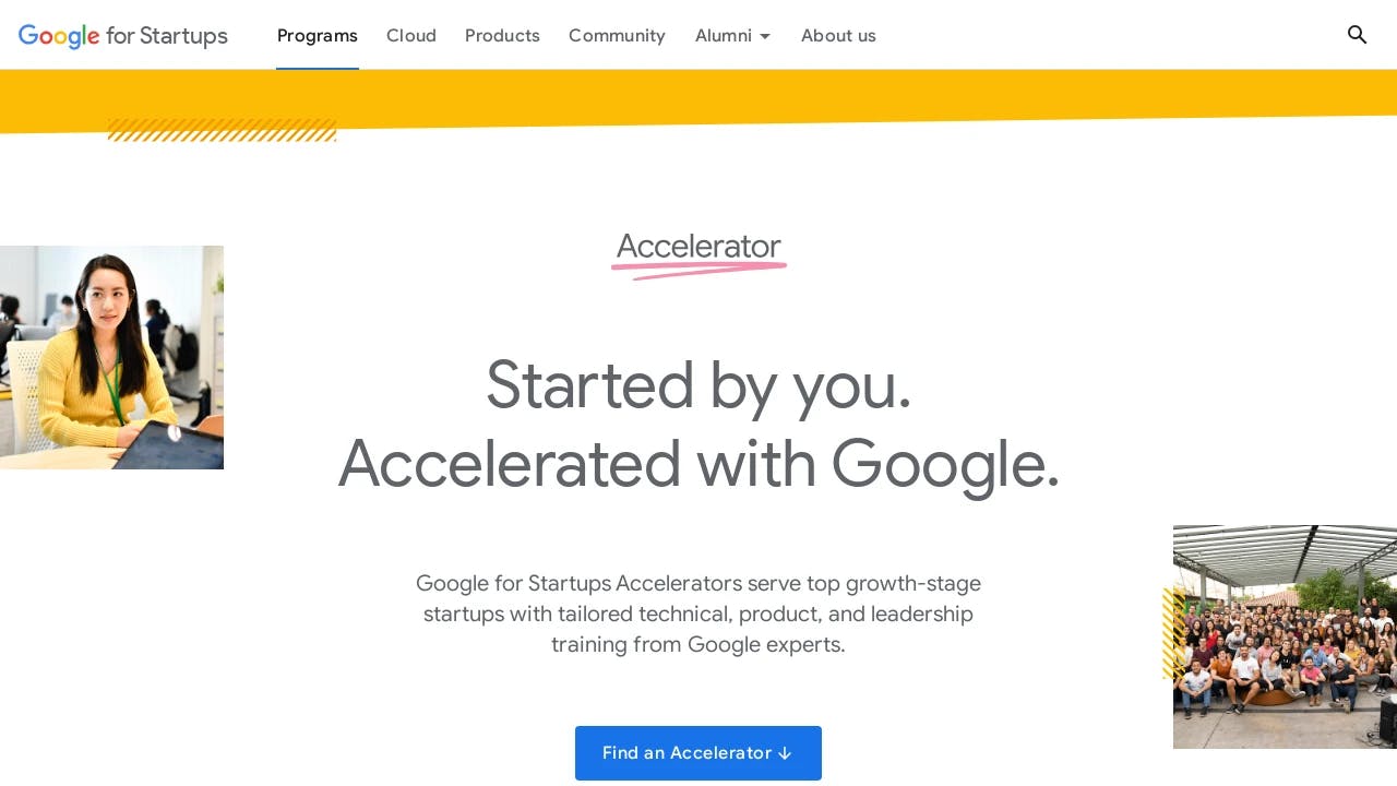 Google for Startups Accelerator - a modern, innovative hub for start-ups in California