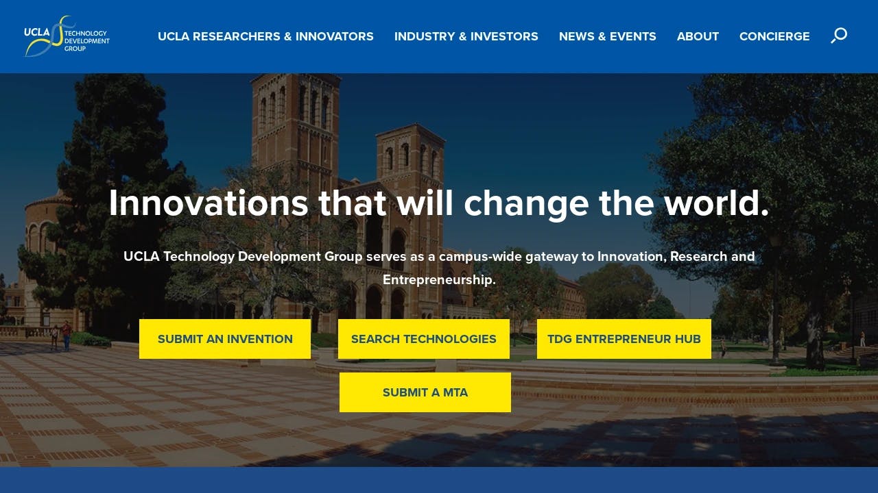 UCLA Technology Development - accelerating exceptional start-ups in Los Angeles