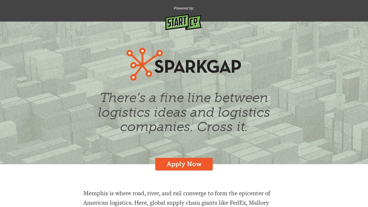 SparkGap Logistics Accelerator - a modern, innovative hub for start-ups in Tennessee