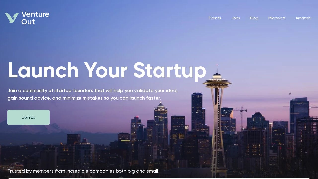 Venture Out - Washington's true entrepreneurial hub