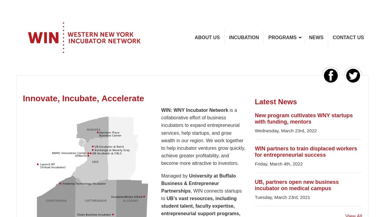 WNY Incubator Network - accelerating exceptional start-ups in New York City