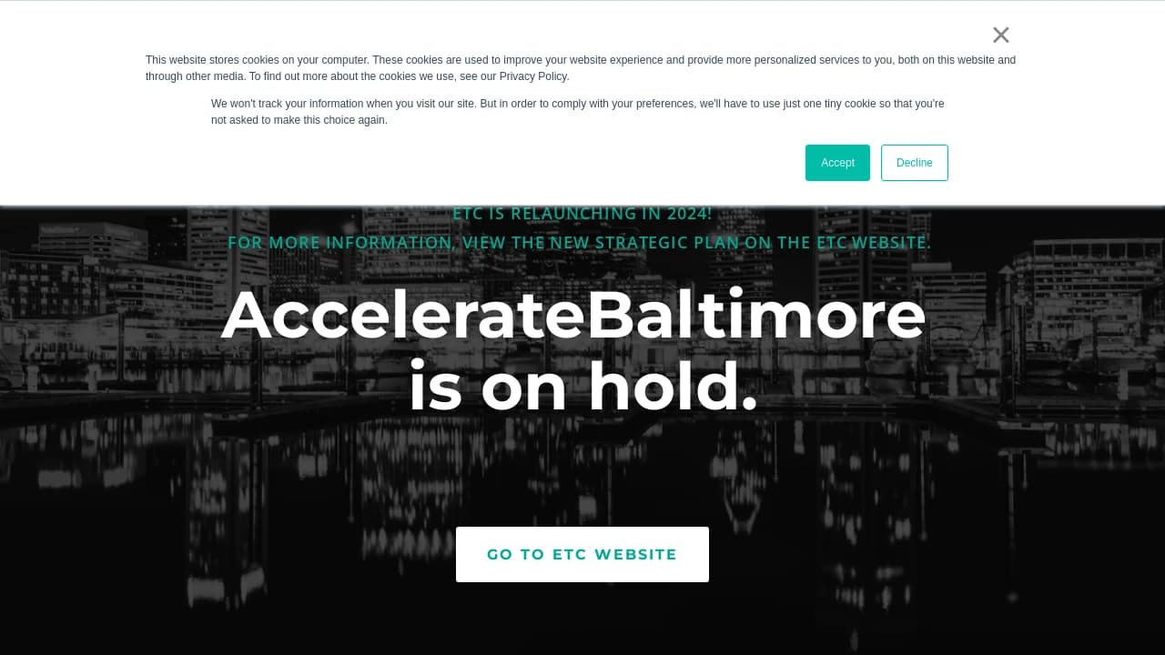 Accelerate Baltimore - supporting Maryland's best founders