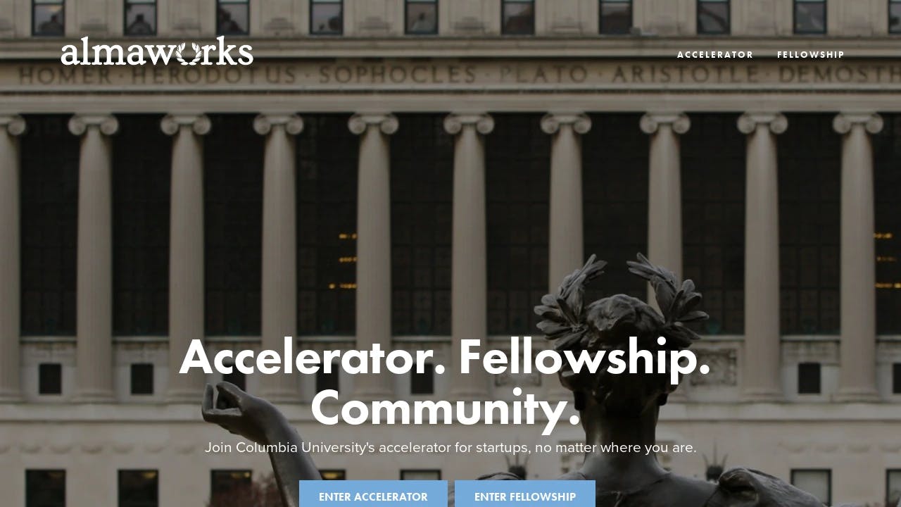 Columbia University - Almaworks Startup Accelerator - accelerating exceptional start-ups in New York