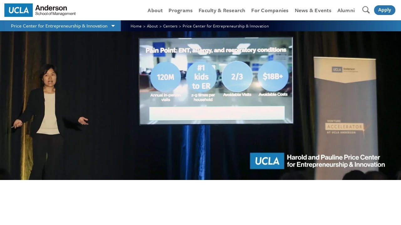 University of California-Los Angeles - Price Center for Entrepreneurial Studies - enabling start-ups to fundraise successfully