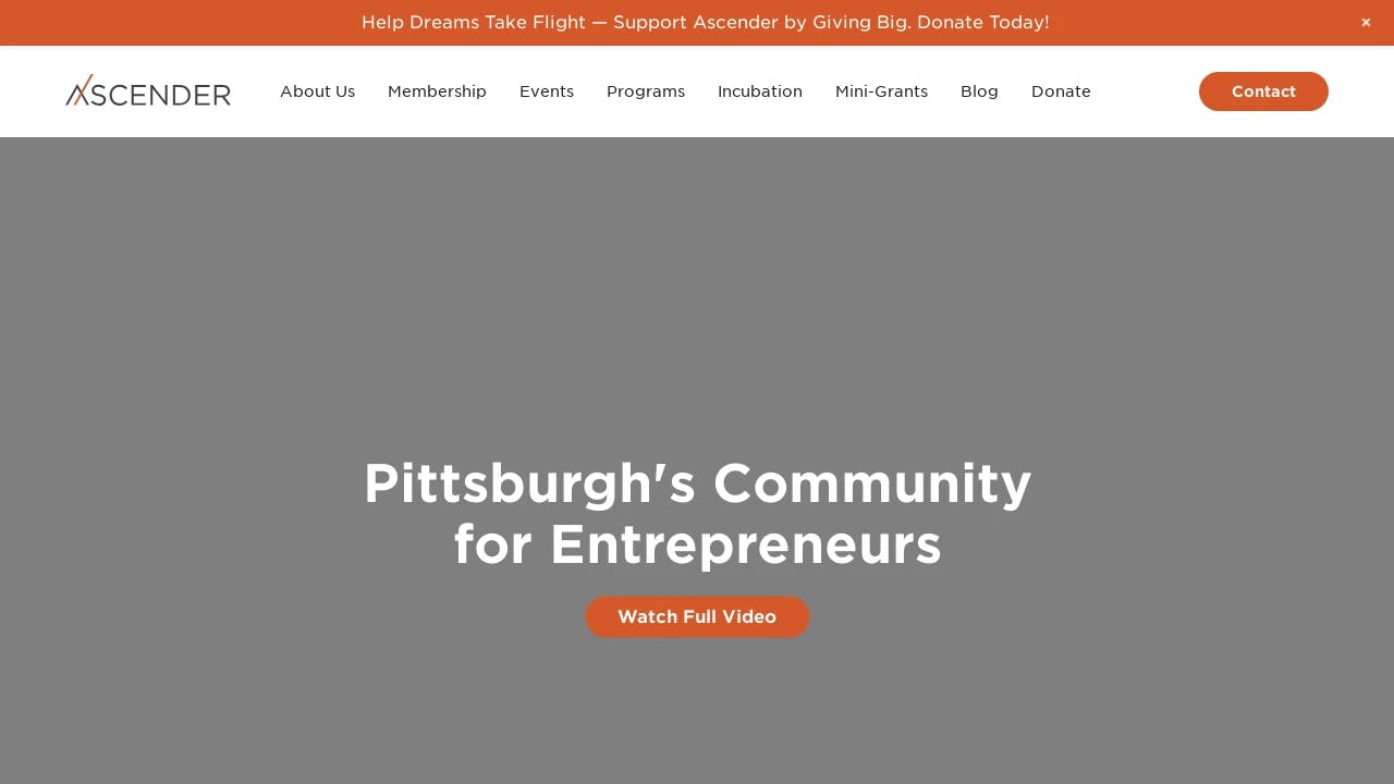 Ascender - a modern, innovative hub for start-ups in Pittsburgh