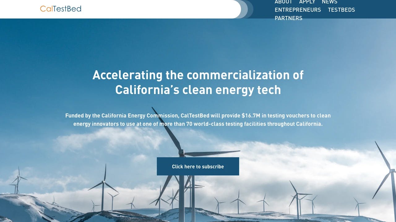 CalTestBed - building California's entrepreneurial future