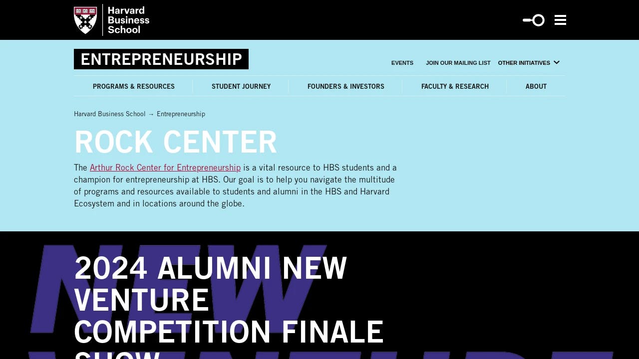 The Arthur Rock Center for Entrepreneurship - supporting Massachusetts' best founders