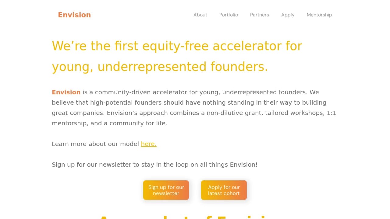 Envision Accelerator - a modern, innovative hub for start-ups in California