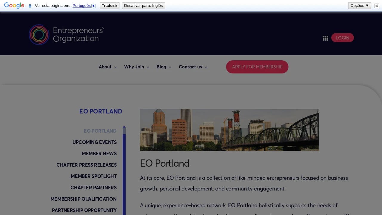 EO Portland - accelerating exceptional start-ups in Oregon