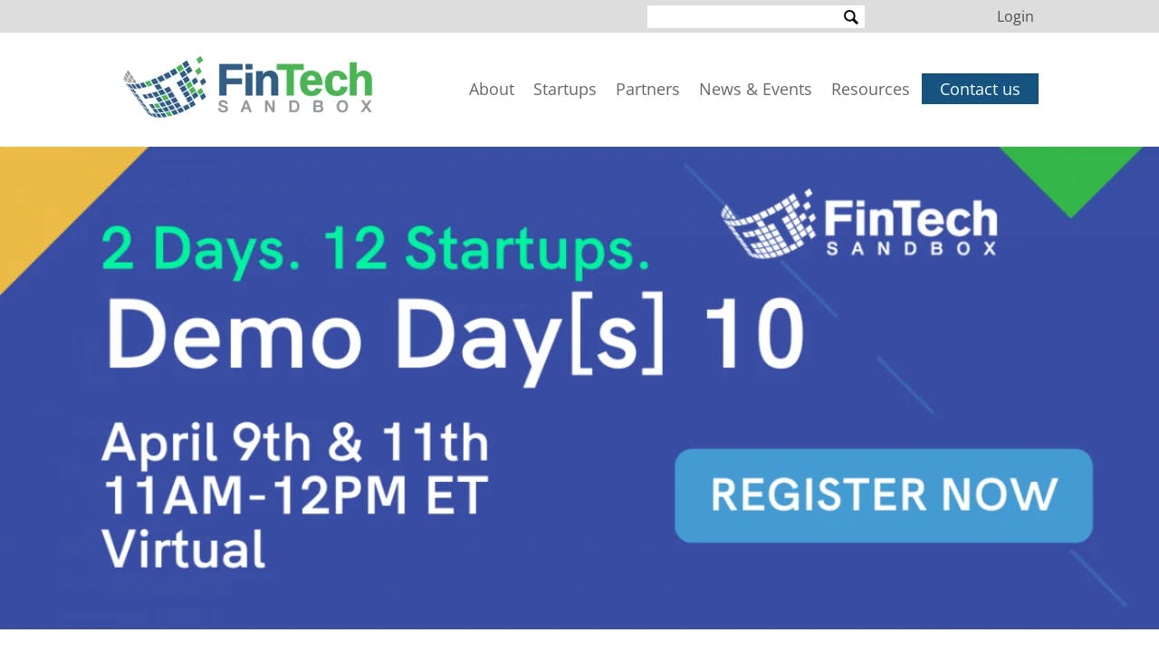 FinTech Sandbox - accelerating exceptional start-ups in Massachusetts