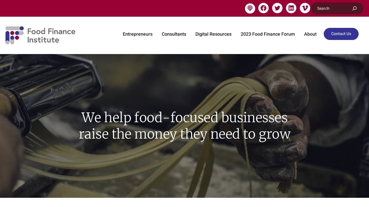 Food Finance Institute - Wisconsin's true entrepreneurial hub