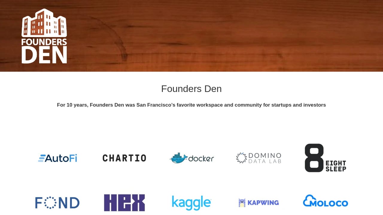 Founders Den - enabling start-ups to fundraise successfully