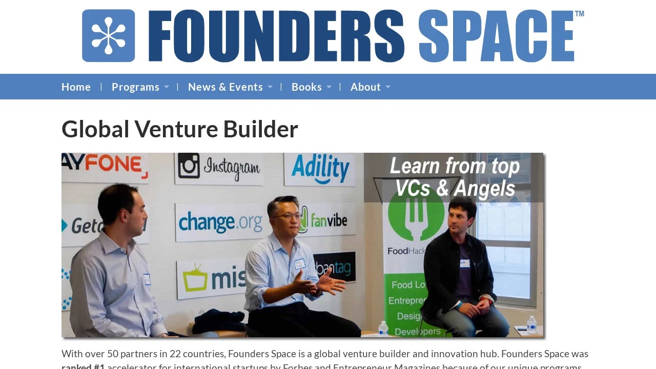 Founders Space - supporting California's best founders