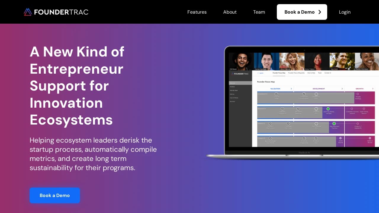 FounderTrac - connecting start-up founders with success