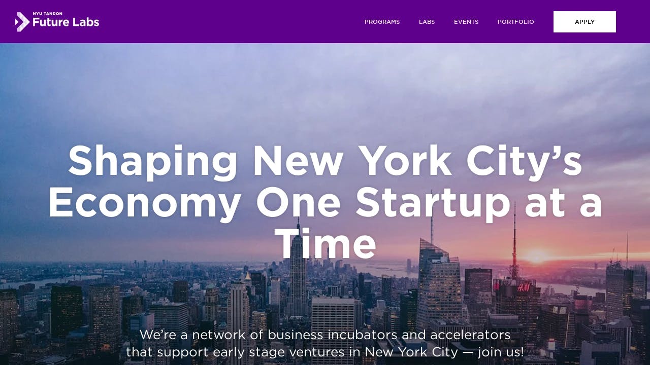 Future Labs - New York City's true entrepreneurial hub