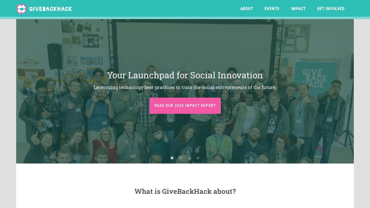 GiveBackHack - a prominent start-up growth supporter in Ohio