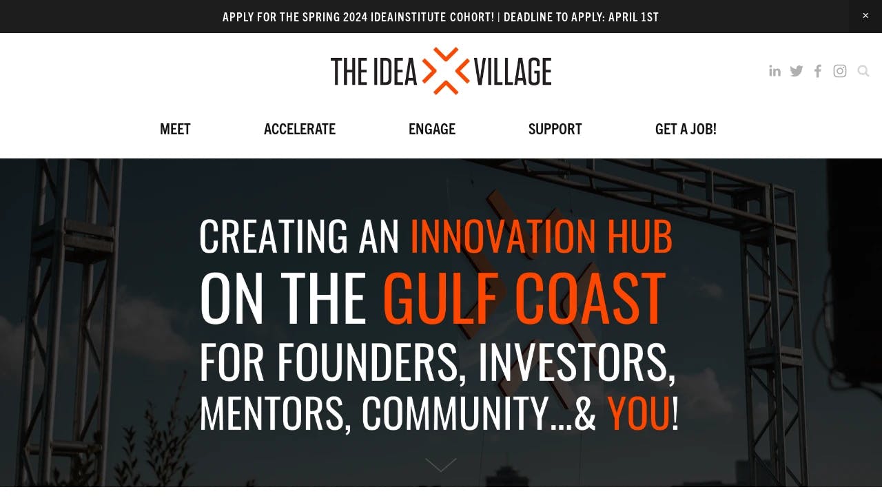 The Idea Village - accelerating exceptional start-ups in Louisiana