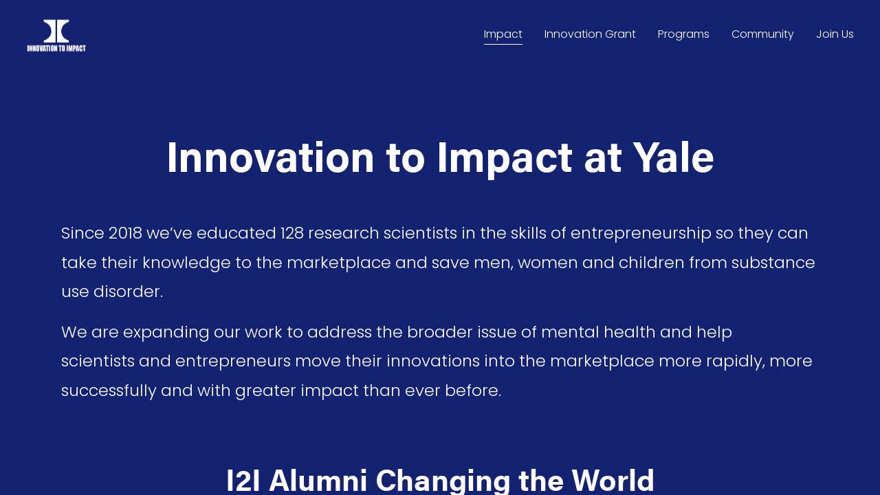 Innovation to Impact - enabling start-ups to fundraise successfully