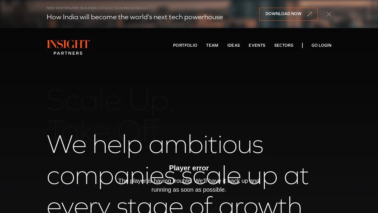 Insight Partners - enabling start-ups to fundraise successfully