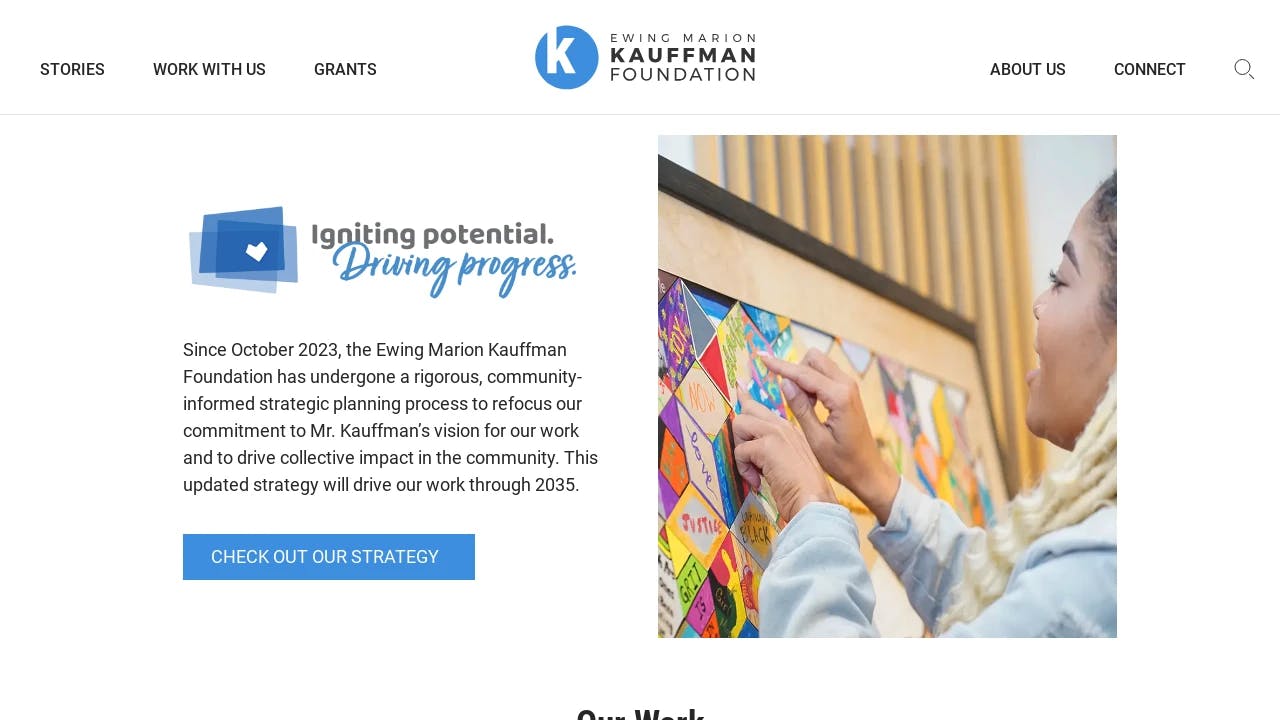 Kauffman Foundation - a prominent start-up growth supporter in Missouri