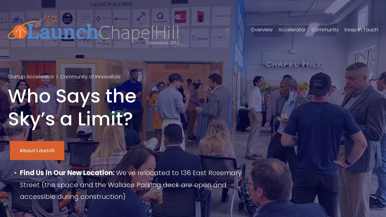 Launch Chapel Hill - accelerating exceptional start-ups in North Carolina