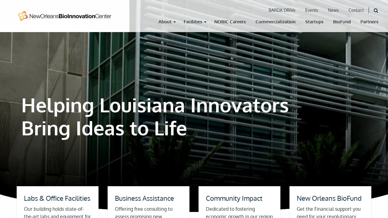 New Orleans BioFund - enabling start-ups to fundraise successfully