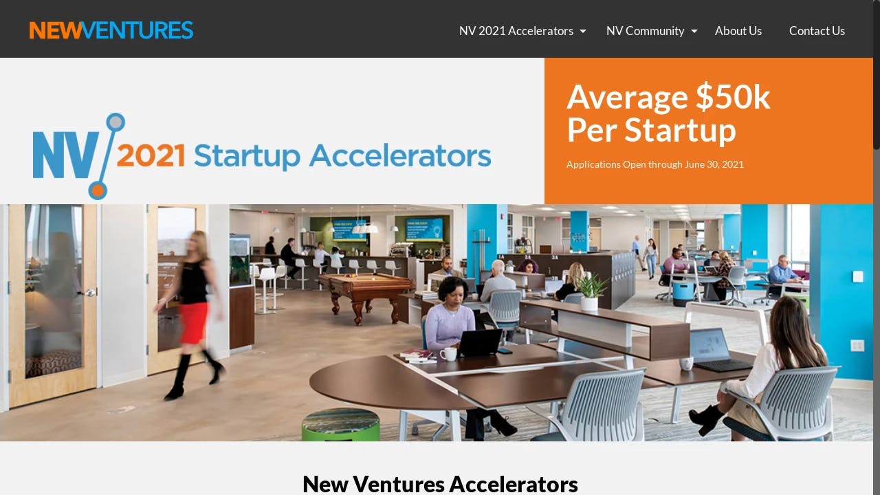 New Ventures Accelerator - a modern, innovative hub for start-ups in North Carolina