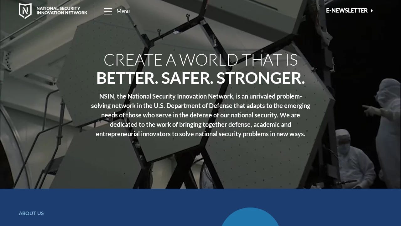 National Security Innovation Network - connecting start-up founders with success