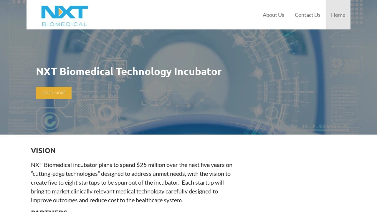 NXT Biomedical - promoting the start-ups of tomorrow