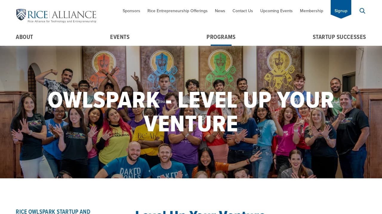 OwlSpark - building Texas' entrepreneurial future