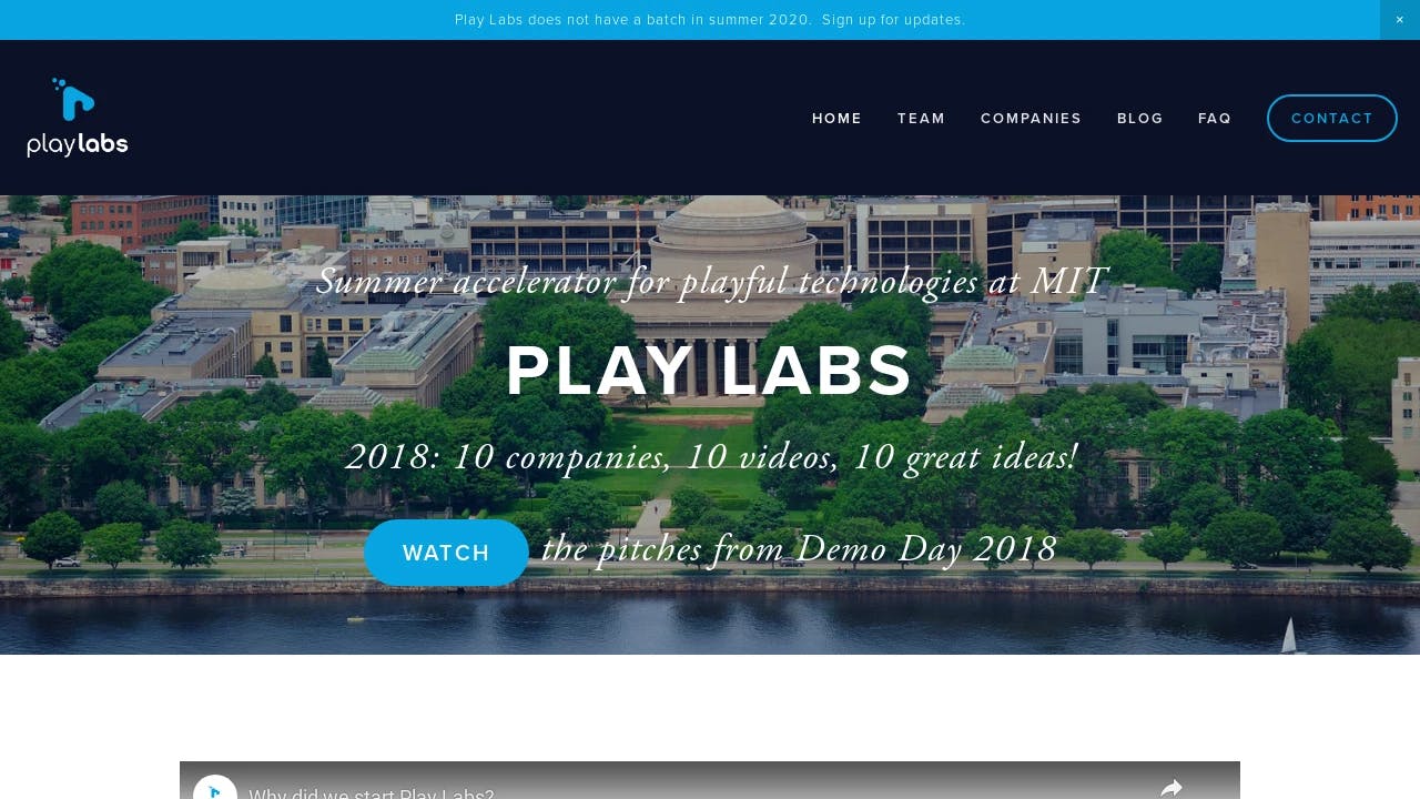 Play Labs - promoting the start-ups of tomorrow