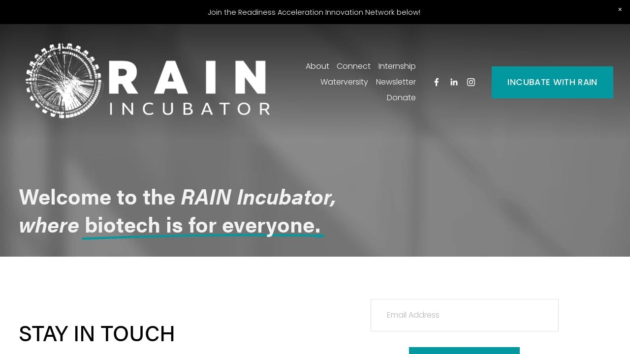 RAIN Incubator - a modern, innovative hub for start-ups in Washington