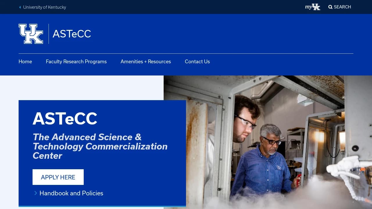 University of Kentucky - ASTeCC - Kentucky's true entrepreneurial hub