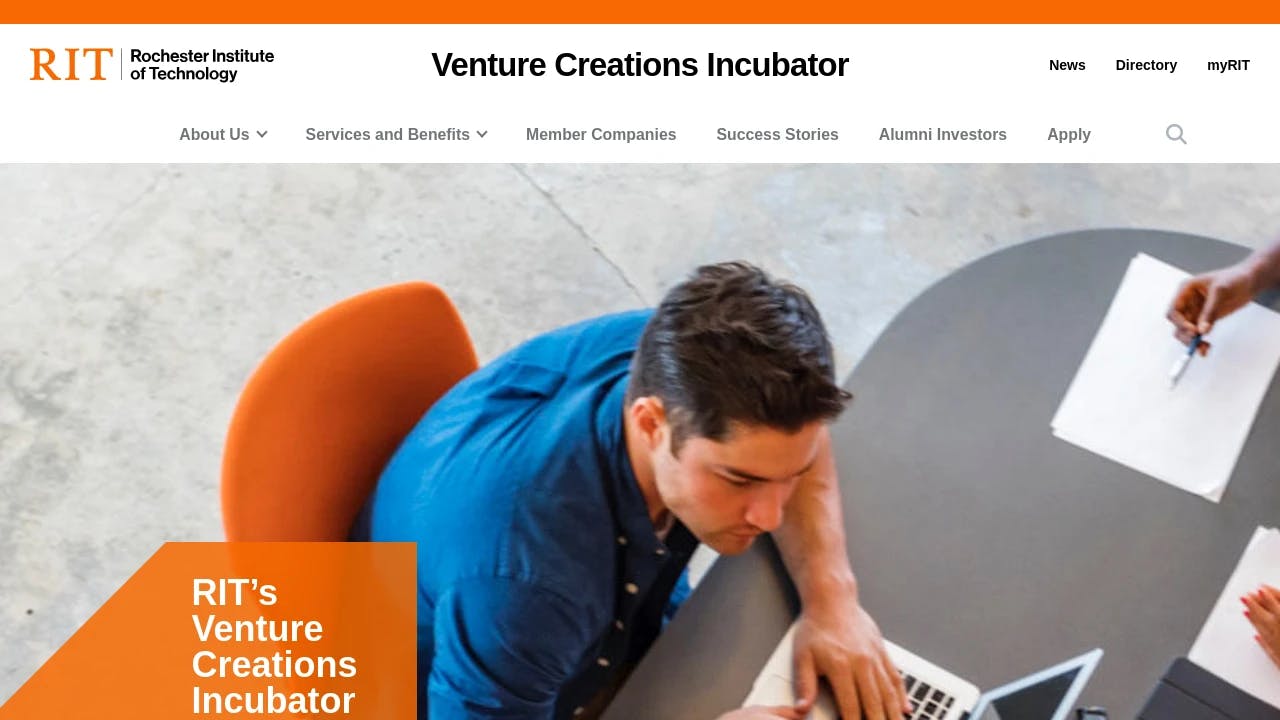 Rochester Institute of Technology - Venture Creations - enabling start-ups to fundraise successfully