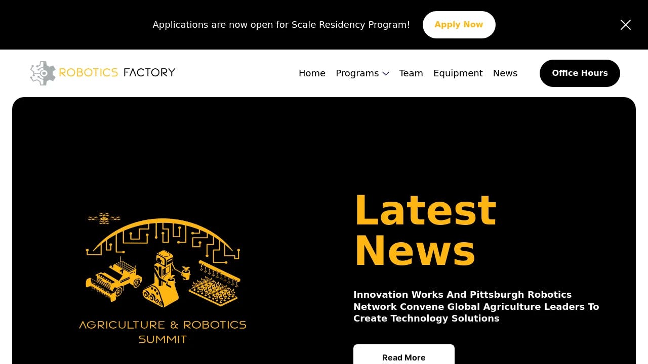 Robotics Factory - connecting start-up founders with success