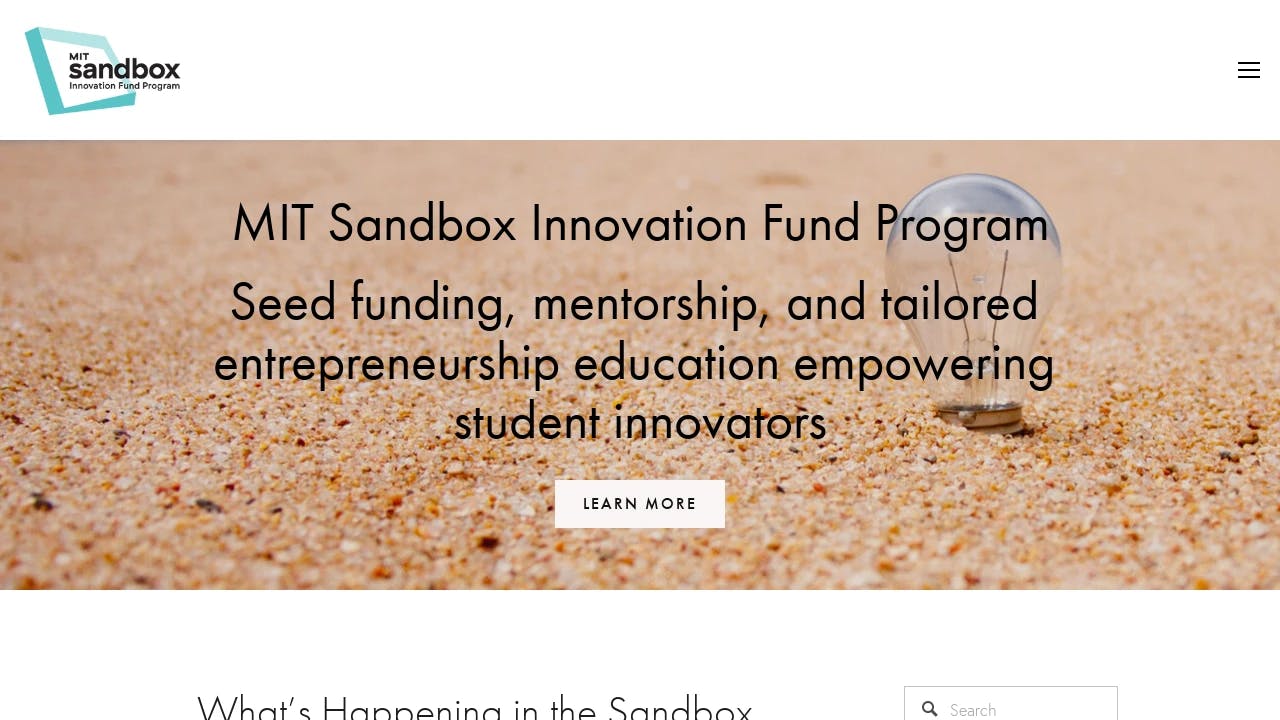 MIT Sandbox - supporting founders in their growth journey